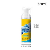 150ML Foam Cleaner Foam Cleaner All Purpose For Car Interior Leather Plastic & Fabric Car Bathroom & Sofa 150ML white