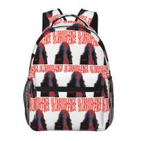 Singer Lana Del Rey Print Backpacks Boys Girls Bookbag Children School Bags Cartoon Travel Rucksack Shoulder Bag Large Capacity One Size red