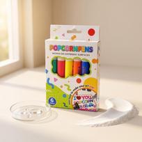 Vibrant Colors Popcorn Paint Pens Colorful Dimensional Art Pens 3D Drawing Pens  Journal Decorating 1 Box beige