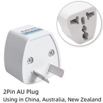 Universal Travel Plug Adapter Compact Design Compatible With Us Eu Au Uk Sockets For International Travel Trips
