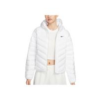 Nike Therma-Fit FW25 Sportswear Windpuffer Windrunner Down Quilted Solid Color Zipper Warm Long Sleeve Down Jacket Women outerwear HV5106-100 S white