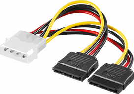 AKYGA MOLEX / 2X SATA ADAPTER AK-CA-16