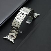 Titano be tarpų apyrankė Samsung Galaxy Watch Ultra 47mm 2025 m. prabangus metalinis verslo dirželis GALXY ULTRA 47MM lenktu galu Correa Galaxy Watch Ultra sidabras