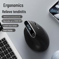 B.O.W MD490L Ergonomic Vertical 3-Mode Wireless Rechargeable Mouse juoda