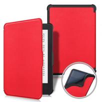 For KoBo Clara HD 2018 Smart Folio Cover 6 inch E-book Reader Case N249 Funda Shockproof Protective Shell Auto Sleep/Wake raudona