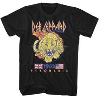 Def Leppard 1983 JAV turas Marškinėliai Vintažiniai Gatvės Hip Hopas Vyrai Moterys Medvilniniai Trumpomis Rankovėmis Streetwear Harajuku Moteriški Vyriški Drabužiai S įvairiaspalvis