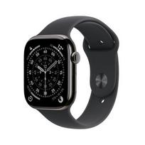 APPLE Watch Series 11 GPS + Cellular 42mm Slate Titanium Case with Black Sport Band - S/M