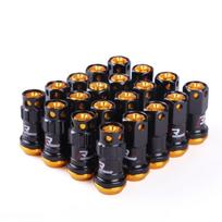 New 44mm Wheel Nut M12x1.5/1.25 20pcs Lock Racing Lug Nuts + Set Security Key M12x1.25 auksas