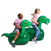 Hop N Go Pripučiamas Dinozauras Jojimui Šokinėjantis Žaislas nuo 5 metų - Jojamas Gyvūnas Šokinėtojas Žaislai Lauko Žaidimams green