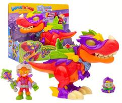SUPERTHINGS Pojazd SUPERDINO V-Rex Dinozaur + figurka MAGIC BOX