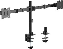 Equip 17"-35" Heavy-Duty Dual Monitor Desk Mount
