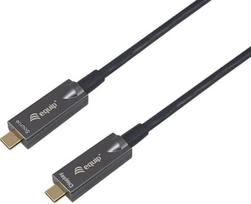 Equip USB-C to C Active Optical Cable, 7.5m, PD 60W, 8K/60Hz, 10Gbps, Video + Data + PD