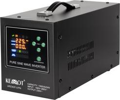 Kemot Zasilacz awaryjny KEMOT PROsinus-1500/24-LFP4  przetwornica z czystym przebiegiem sinusoidalnym i funkcją ładowania  24V 230V 1500VA/1050W