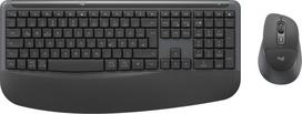 Logitech Signature Comfort Plus Combo MK880 for Business keyboard Mouse included Universal USB + Bluetooth QWERTZ German Graphite
