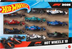 Mattel HOT WHEELS F1 bolidų rinkinys (10 vnt.) (JMM24)