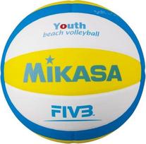 Mikasa VS160W yellow and blue volleyball size 4