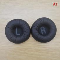 Ausų pagalvėlės, skirtos Jbl Tune600 T450 T450Bt T500Bt 600Btnc ausinių ausinių pagalvėlės Keičiamos ausinės Ausinių kilimėlis Pu oda, 70 mm skersmuo juoda