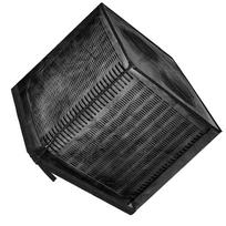 Air Conditioner Cover for Outside Unit PVC Coated Fiber Mesh Outdoor AC Cover 90 X 90 X 100cm gray