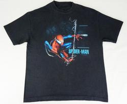 Spider-Man 2002 Movie Mad Engine Promo Black T-Shirt Size S-5XL Reprint Unisex T-Shirt L gray