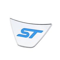 Car Refit Accessories for Ford New Fiesta MK7 2009-2017 Ecosport 2012-2017 Car Steering Wheel Covers Trim Sticker blue