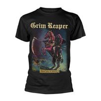 Men's Grim Reaper See You In Hell  Large Black Unisex T-Shirt XXXL black