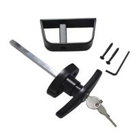 Metal Shed Door Latch Lock with Extended Stem Outdoor Shed Lock with 99mm Handle Upgrades for Chicken Coops & Sheds
