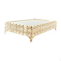 Torto padėklas Stalo puošmenos Padavimo padėklas Tualetinis staliukas kvepalams Vaisių baras Vonios kambarys Miegamasis Square 22.5x33.5x8cm beige