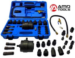 23pcs PNEUMATIC INJECTOR PULLER WITH ADAPTERS BOSCH SIEMENS DENSO DELPHI