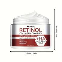 Retinolis Kolagenas Veido Priežiūra Drėkinamasis Kremas Gilus Drėkinimas Tinka Sausai Senstančiai Odai Veido Kremas Drėkinantis Odos Atstatymas 30g white