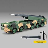 1:50 Scale Df-17 Missile Launch Cars Model Alloy Diecast Toys With Light Music Military Models Vehicles For Children Adult Gifts