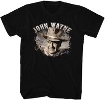 John Wayne Cowboy Portrait Signature T-shirt XL gray