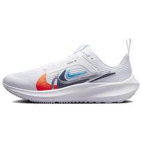 Nike Air Zoom Pegasus 40 Slip Resistant, Abrasion Resistant, Breathable Low top Running Shoes White Gray Orange Unisex FB8866-100 36