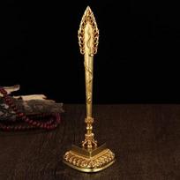 Nepalese pure copper Manjusri sword ornaments, Buddha statues and magic tools, Vajra pestle to subdue demons Tibetan ornaments beige