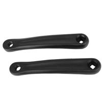 1 Pair Durable Crank Arms for Cruiser Cyclocross Bike Mid Drive Motor black