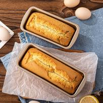 Small Non-stick Rectangular Loaf Pan orange