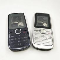 Pilnas korpusas Nokia C1-01 Dangtelis Priekinis rėmelis + Vidurinė dalis + Galinis dangtelis + Klaviatūra Mobiliojo telefono dalis sidabras