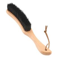 Clothes Brush Felt Cowboy Hat Cleaner with Wooden Handle Compact Portable Multipurpose Velvet Furniture Pet Hair Cleaning Brush Horse black