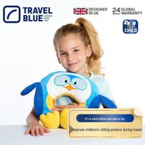 Travel Blue Children's Penguin Neck Pillow beige