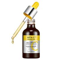 MISSHA Vita C Plus Blemish C Firming Ampoule Brightening Vitamin C Elasticity Serum 40ml black