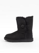 UGG Vaikiški žieminiai aulinukai su avikailiu, BAILEY BUTTON II BLACK