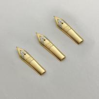 Universal 26mm Straight Nib Fountain Pen - Replaceable Metal Calligraphy Nib Accessory beige