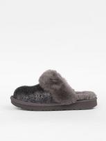 UGG Vaikiškos odinės kambarinės šlepetės, Cozy Ii Metallic Glitter