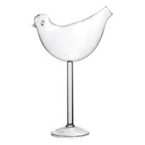 Paukščio formos kokteilių taurė, su stabilia apačia, 150 ml talpos stiklinė, elegantiška ir universali vyno taurė vakarėliui, vestuvėms 150ML gryna