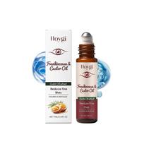 Castor Oil and Frankincense Eye Roller for Dark Circles, Puffy Eyes, and Wrinkles, Anti Aging Eye Serum Cream, Nourish & Revitalize 1PCS