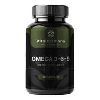 VitalHarmony Omega 3-6-9 – omega papildas (90 kapsulių)
