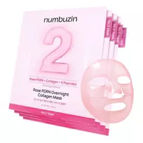 numbuzin No.2 Rose PDRN Overnight Collagen Mask – stangrinanti naktinė kaukė