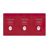 TIRTIR Mask Fit Red Red Cushion Foundation 3 Colors 21N; 22N; 22W – 3 spalvų mėginukų rinkinys