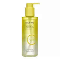 Holika Holika Gold Kiwi Vita C+ Brightening Cleansing Oil – skaistinantis valomasis aliejus su vitaminu C, 200 ml.