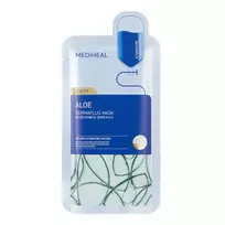 MEDIHEAL Dermaplus Aloe Mask, 22 ml. – raminanti ir drėkinanti lakštinė veido kaukė su alaviju