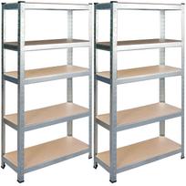 Metalinės sandėliavimo lentynos Humberg HR-812 180 x 90 x 40 cm, 2 vnt.